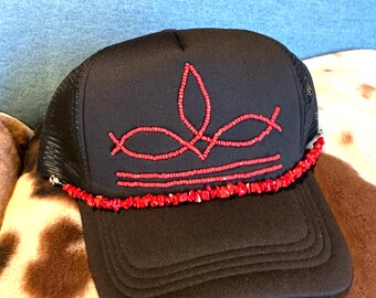 Beaded Boot Stitch Hat