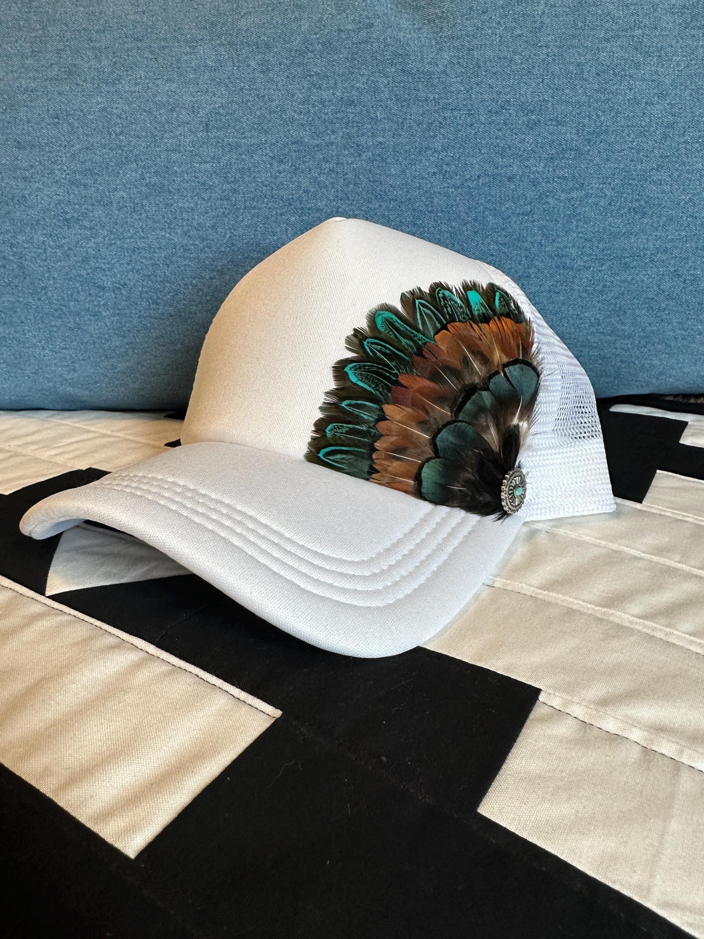 Feathered Trucker Hat
