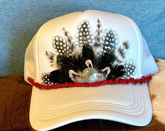 Feathered Trucker Hat