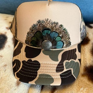 Feathered Trucker Hat