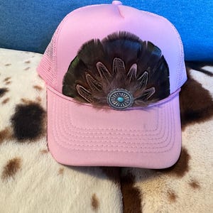 Feathered Trucker Hat