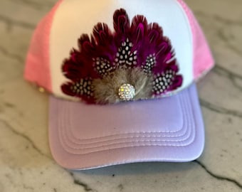 Feathered Trucker Hat