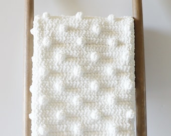 Crochet Beginner Polka Dot Blanket Pattern