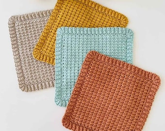 Crochet Beach Waves Dishcloth