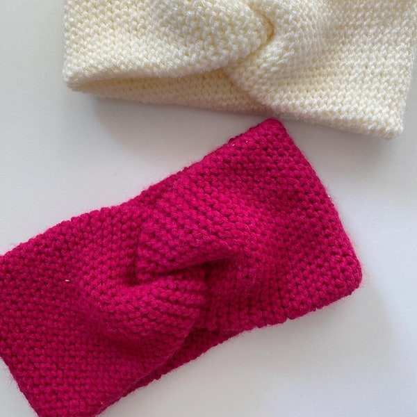 Beginner Crochet Slip Stitch Twist Headbands Pattern