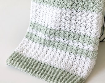 Crochet Sedge Stitch Baby Blanket Pattern