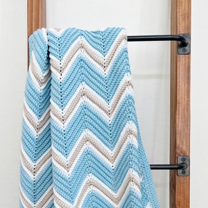 Kocyk dziecięcy Chevron Squared-Off Chevron