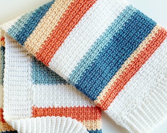Crochet Baby T Blanket Pattern