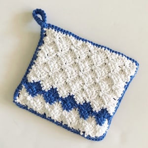 Crochet Harlequin Stitch Hot Pad Pattern