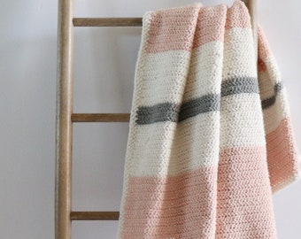 Beginner Herringbone Half Stitch Blanket Pattern