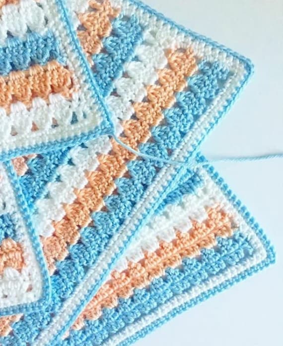 Modern granny stitch blanket pattern sale