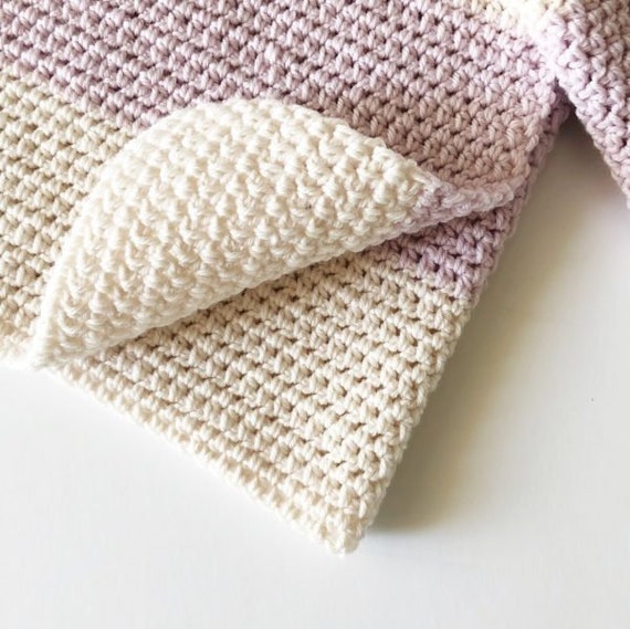 Single crochet baby blanket hotsell