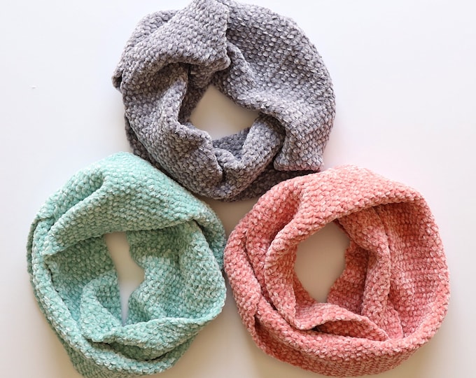 Crochet Cluster Stitch Infinity Scarf Pattern - Etsy Canada