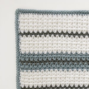Modern Double Crochet V-Stitch Blanket Pattern image 4