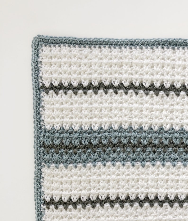 Modern Double Crochet V-Stitch Blanket Pattern image 4