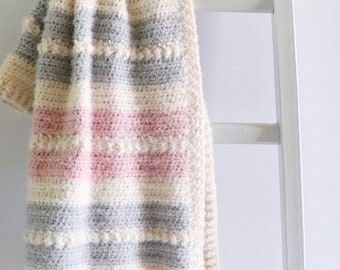 Crochet Hygge Powder Puff Blanket Pattern