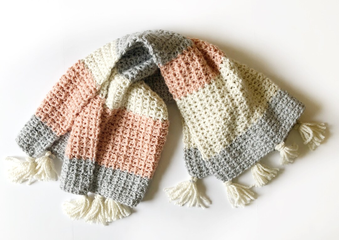 Crochet Modern Mesh Stitch Blanket Pattern Etsy