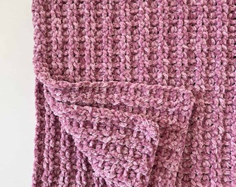 Crochet Velvet Ribbed V-Stitch Pattern