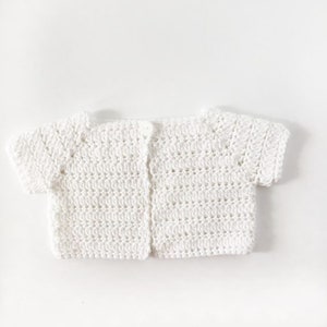 Crochet Baby Sweater Shrug Pattern image 3