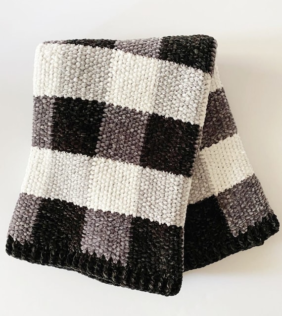 Bernat gingham online blanket pattern