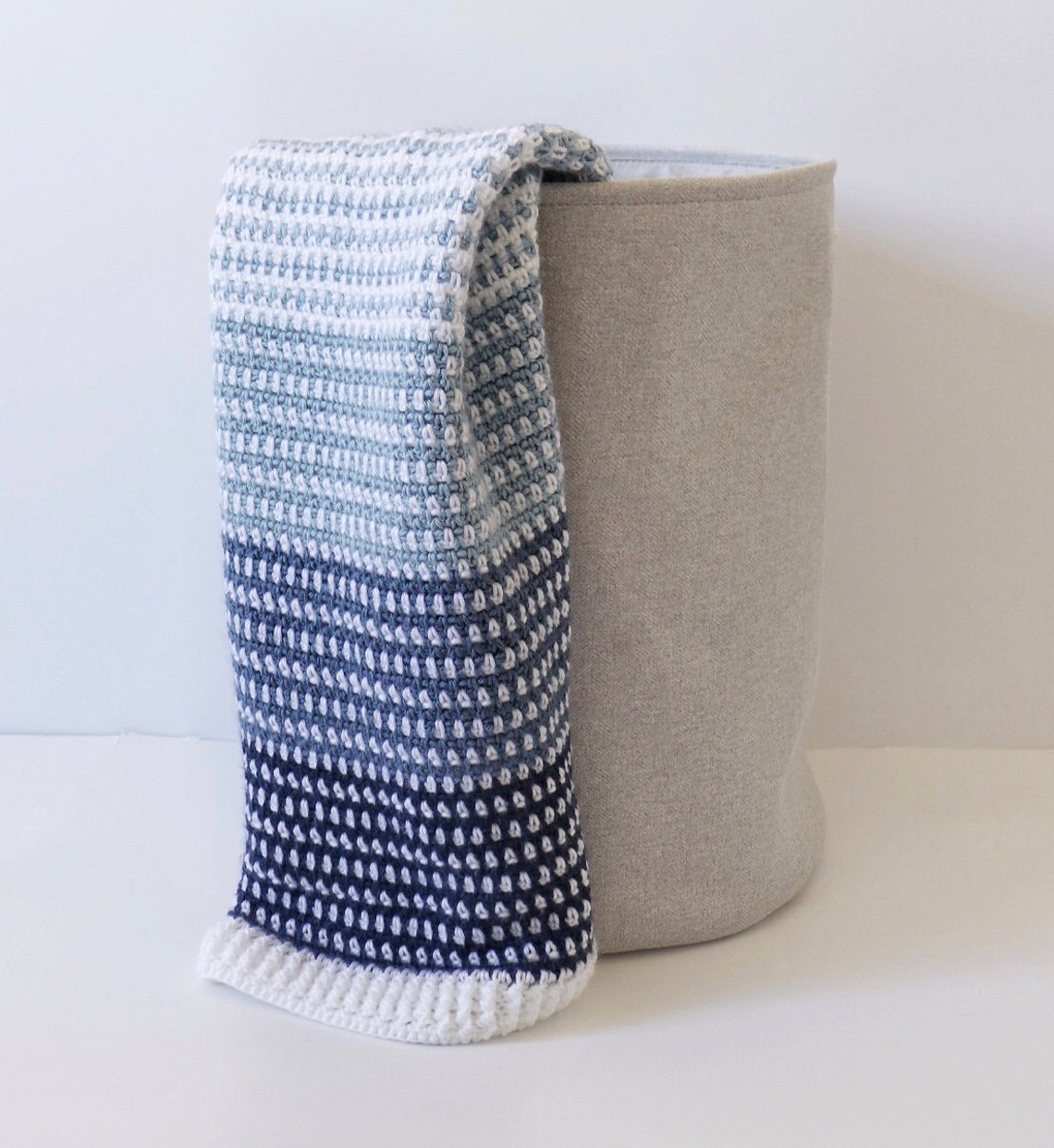 Crochet Country Blues Baby Blanket Pattern Etsy