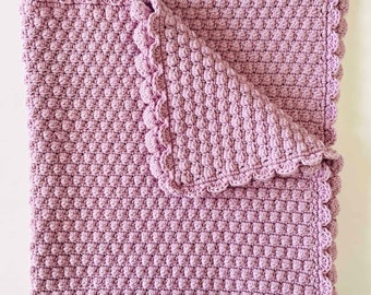 Crochet Berry Blossom Baby Blanket