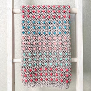 Crochet Bundle Up Candy Dots Blanket Pattern image 4