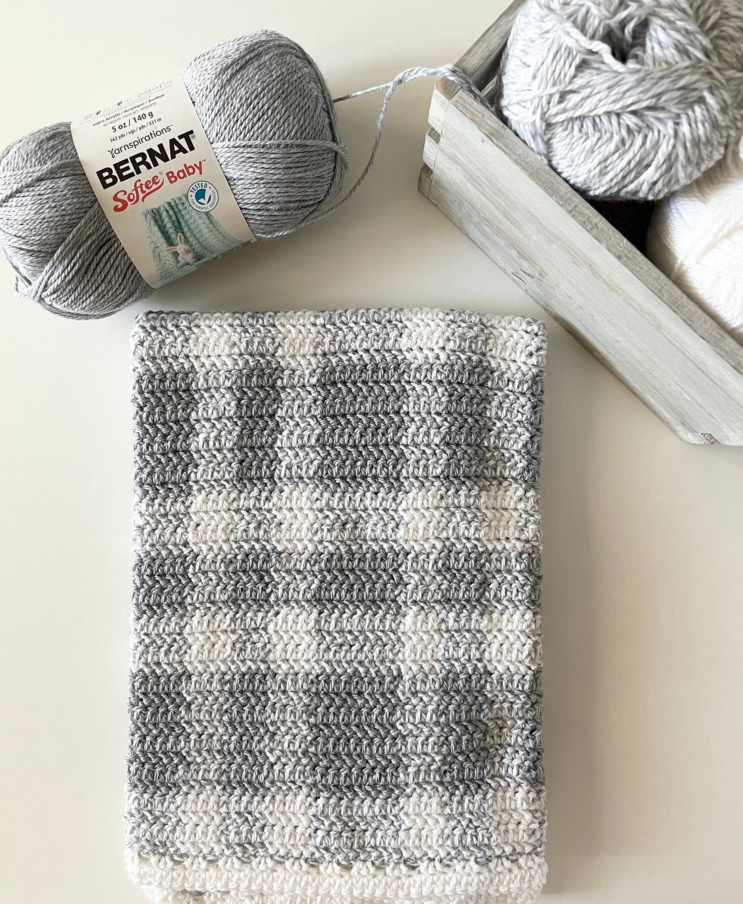 Bernat Softee Baby Yarn - Grey Marl