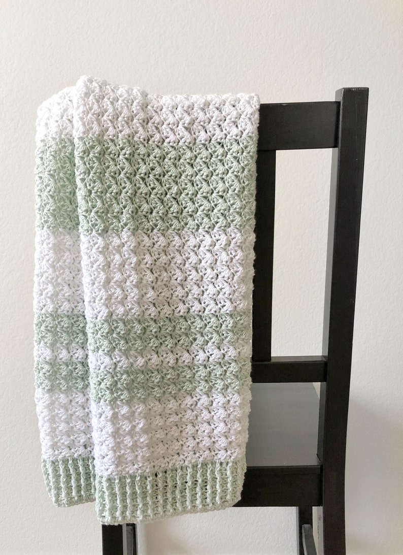 Crochet Sedge Stitch Baby Blanket Pattern Etsy UK
