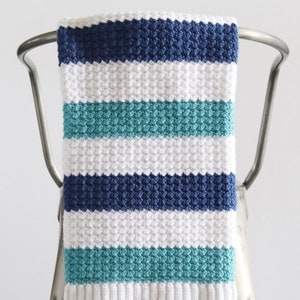 Crochet Nautical Baby Blanket Pattern