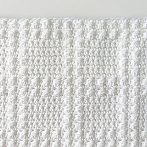 Crochet Berry Stitch Windowpane Blanket - Etsy