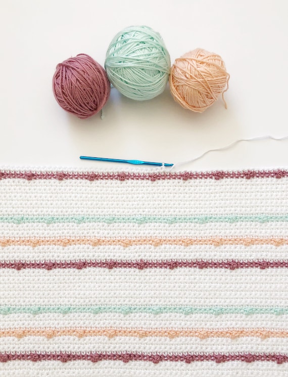 Crochet Boho Berry Stitch Pattern - Etsy Denmark