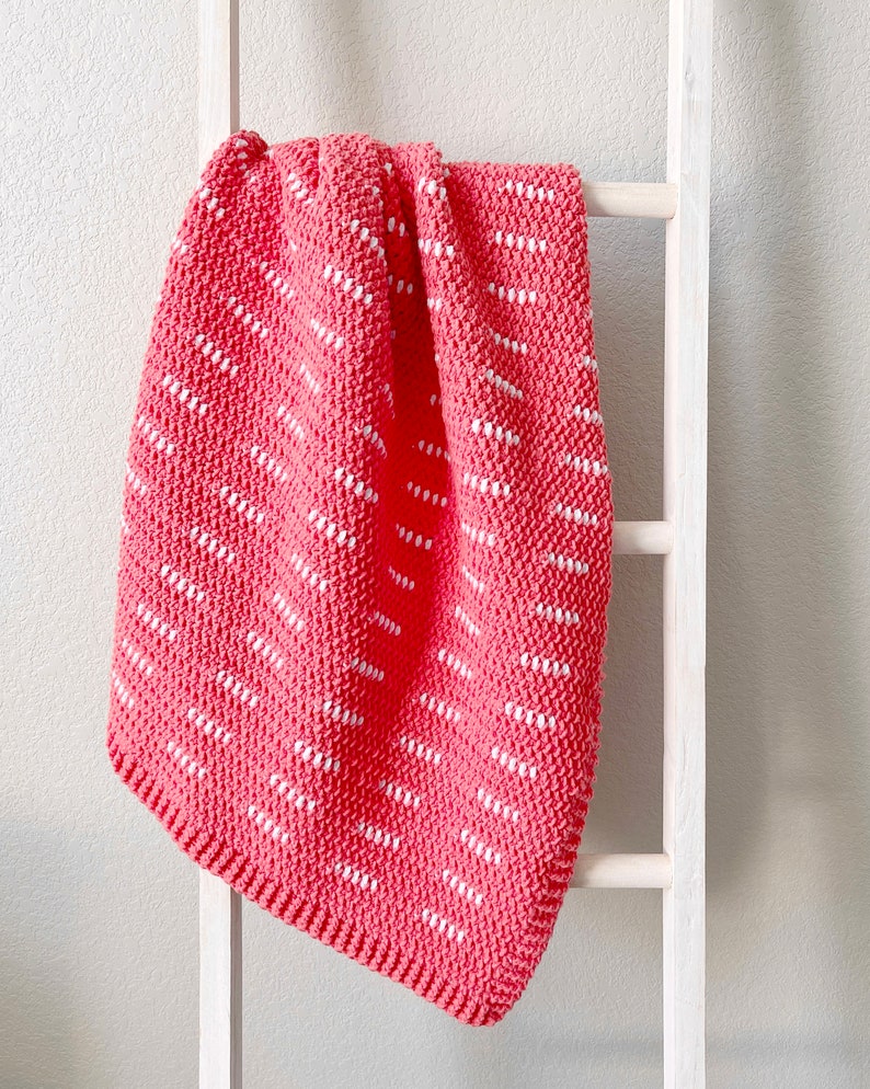 Crochet Bundle Up Modern Dash Baby Blanket Pattern image 1