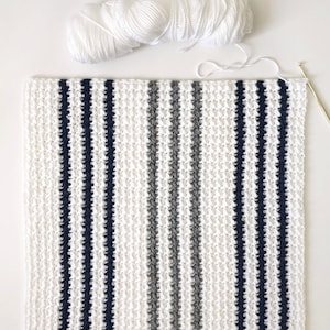 Crochet Modern Even Moss Blanket
