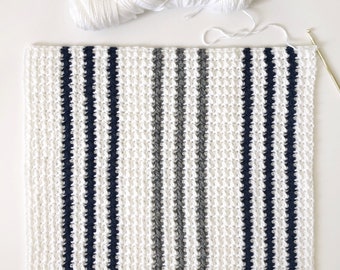 Crochet Modern Even Moss Blanket