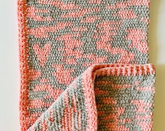 Improv Crochet Baby Blanket Pattern