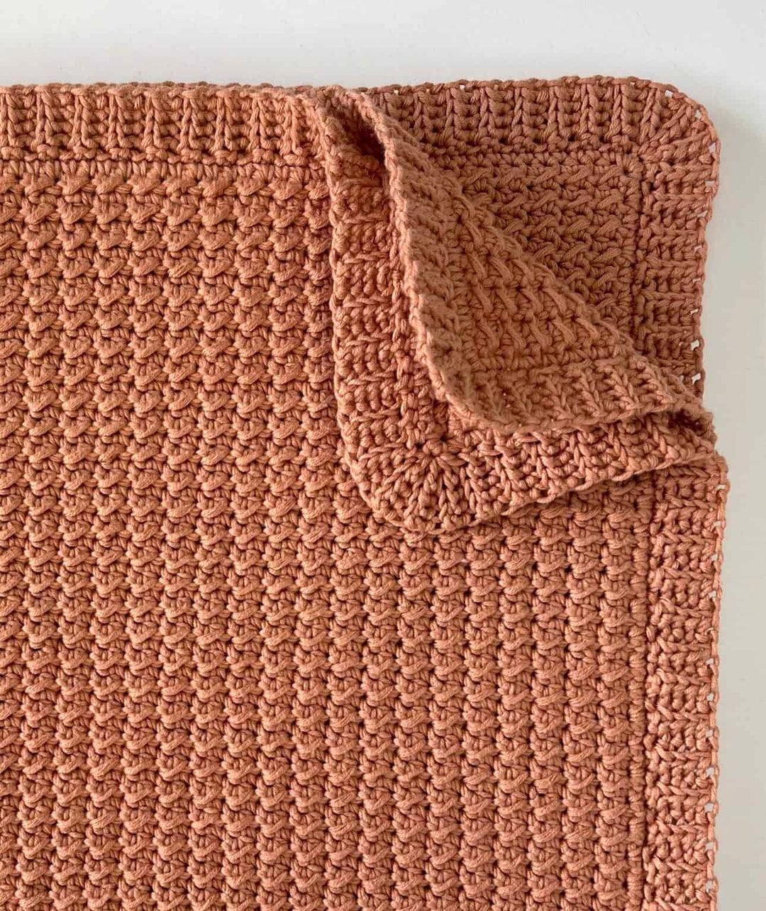 Crochet Simple Sandstone Baby Blanket Pattern Etsy