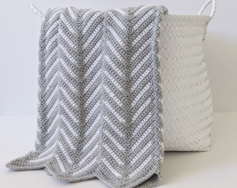 Crochet Chevron Arrows Blanket Pattern