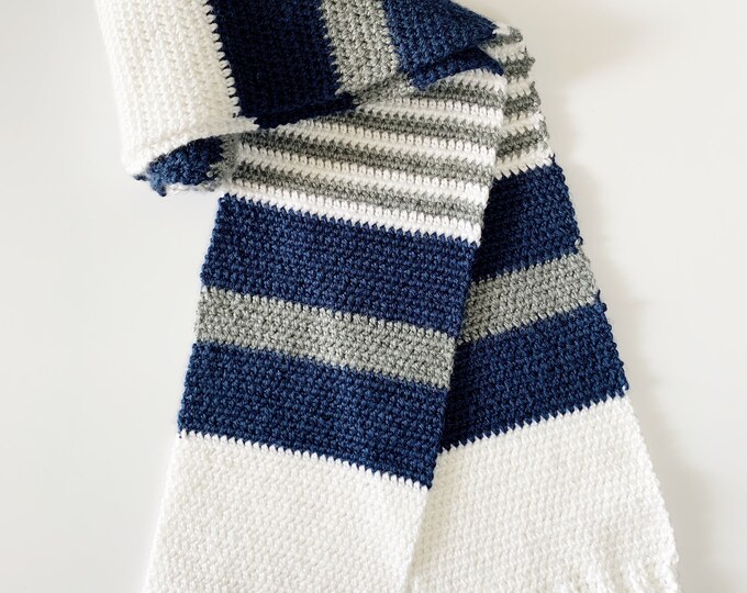 Crochet Cluster Stitch Infinity Scarf Pattern - Etsy Canada