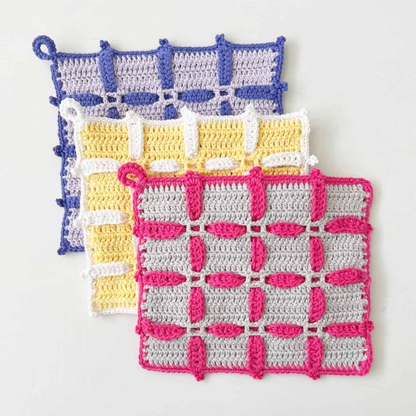 Crochet Nicolina’s Vintage Pot Holders