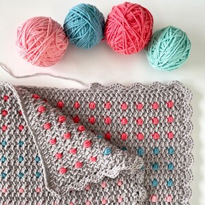 Crochet Bundle Up Candy Dots Blanket Pattern image 5