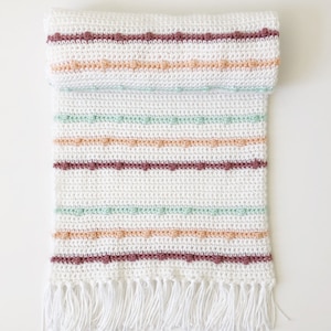 Crochet Boho Berry Stitch Blanket Pattern