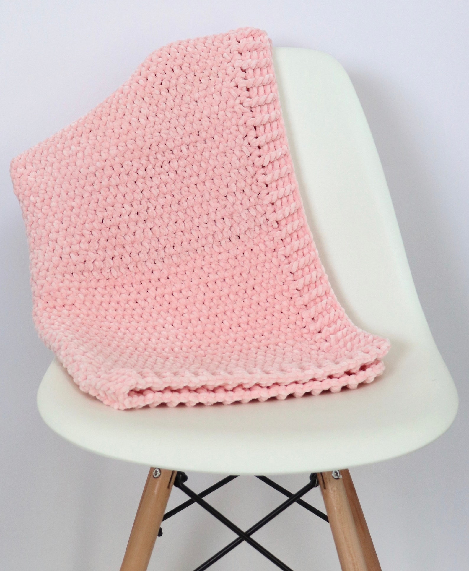 Easy Chunky Crochet Velvet Blanket Pattern Etsy