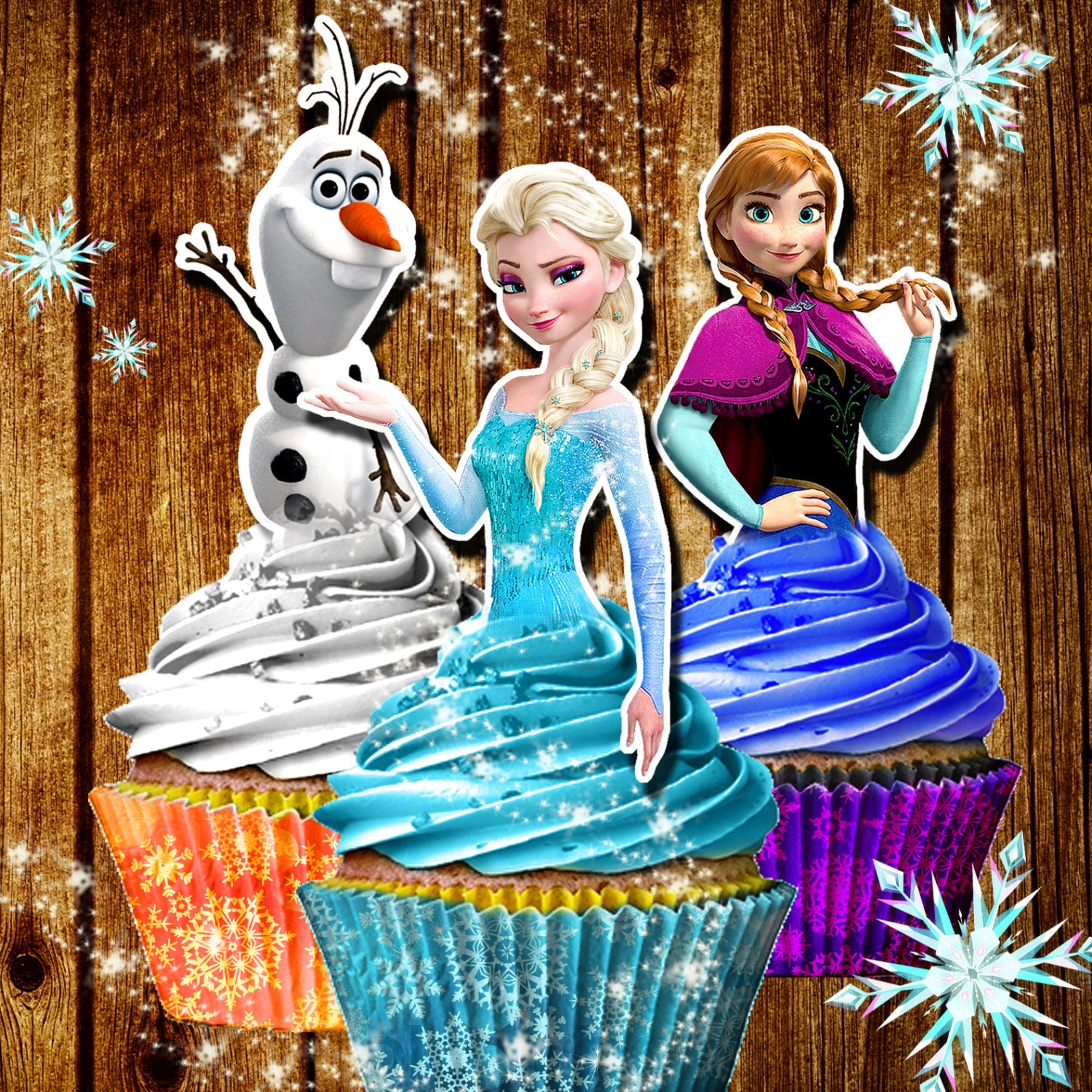 cupcakes toppers printables frozen fever free cupcakes toppers printables frozen fever free