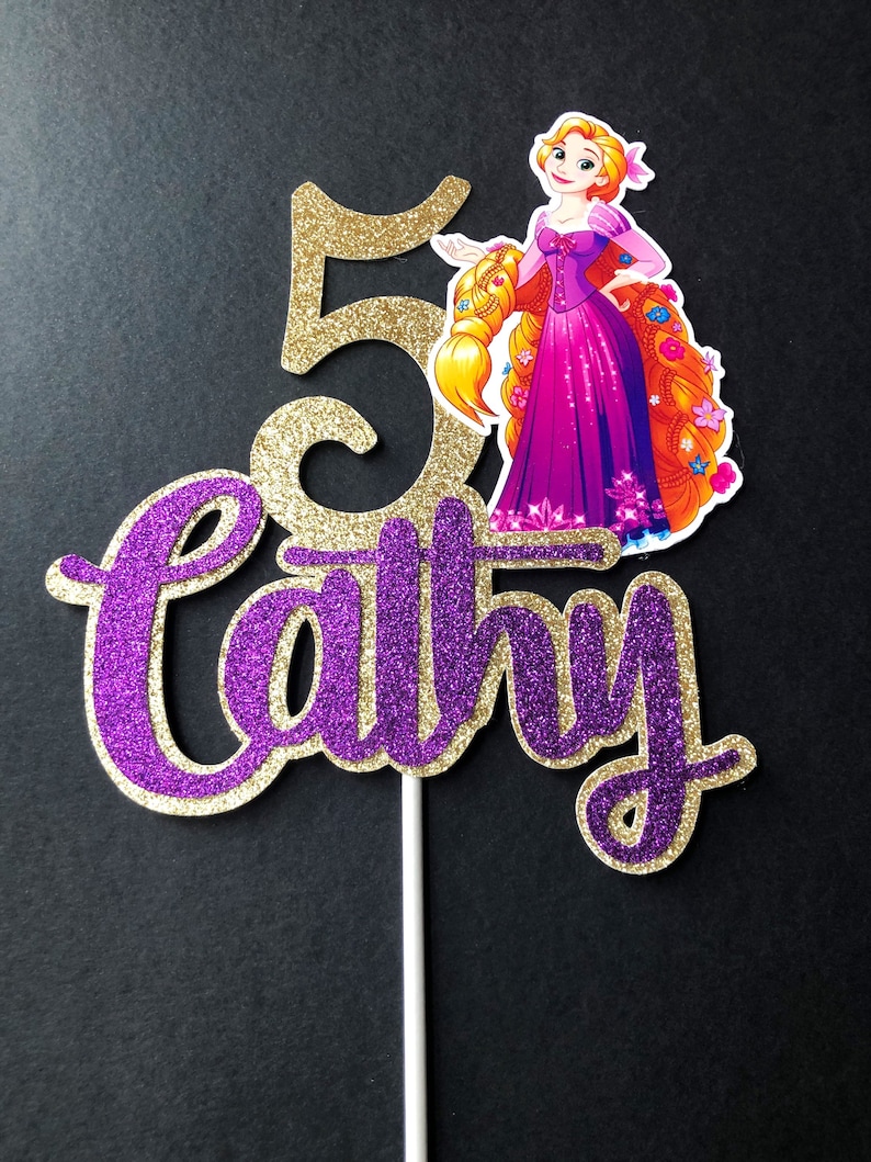 Rapunzel Disney Priness Disney Tangled Cake topper