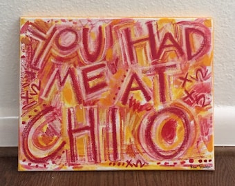 Chi O Quote Painting