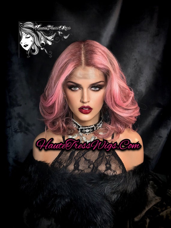 Balayage Pink, Pink Highlights, Pink Mix, Brown Root, Ombre  display picture 2