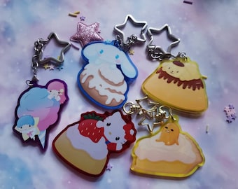 Cute Animal Dessert Keychains