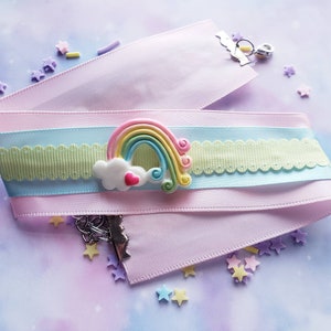 Pastel Rainbow Choker