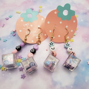 Astrology Cube Earrings